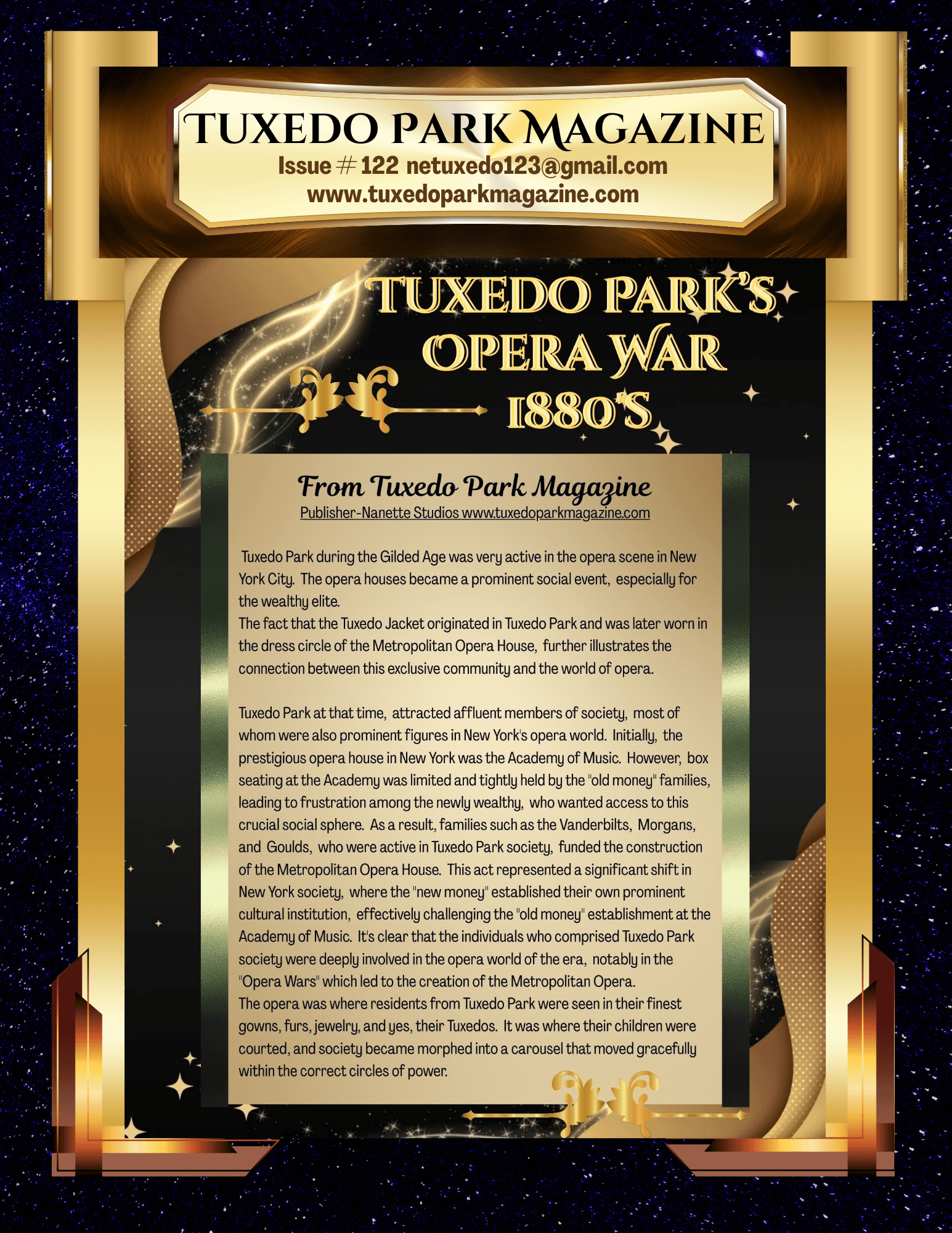 Tuxedo Park Magazine