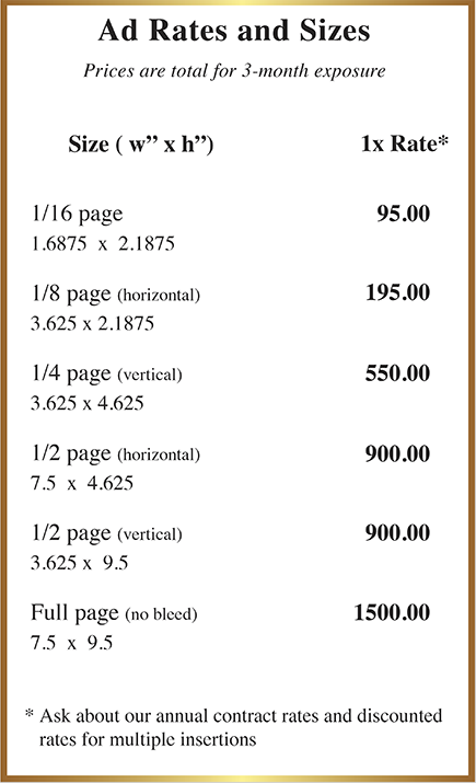 Tuxedo Park Magazine adrates